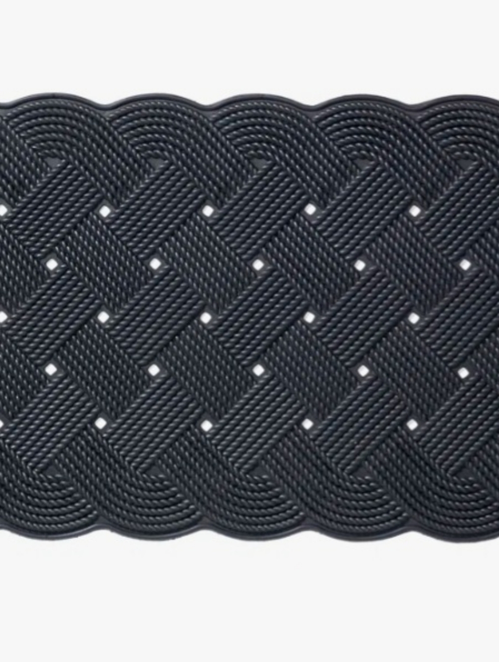 Nautical Rope 30 in. x 18 in. Non-Slip Outdoor Door Mat